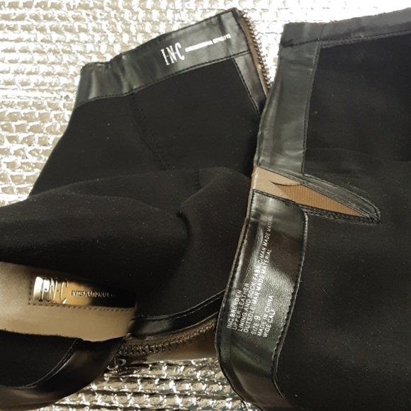 INC. TALL LEATHER TAN BOOTS - Picture 7 of 7